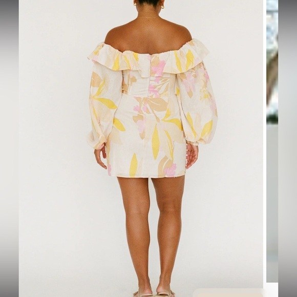 NWT Sabo Suza Off Shoulder Dress size  6 - Picture 4 of 13